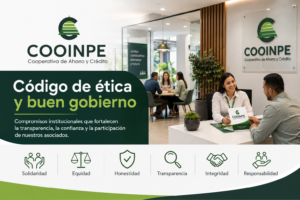 Código de ética y buen gobierno de COOINPE 2026 sobre transparencia y confianza cooperativa